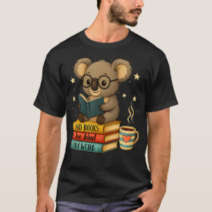 Book Lover Koala Reading Bookish Library Read Book T-Shirt