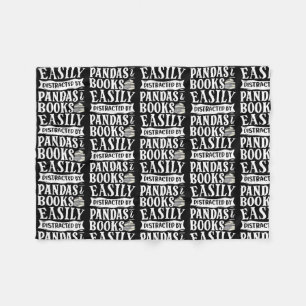 Book Lover Librarian Bookworm Reading Club Fleece Blanket