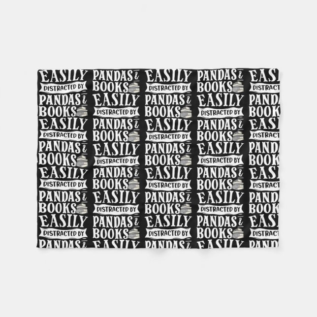 Book Lover Librarian Bookworm Reading Club Fleece Blanket (Front (Horizontal))