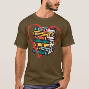 Book Lover Librarian Reading Bookworm Reader T-Shi T-Shirt
