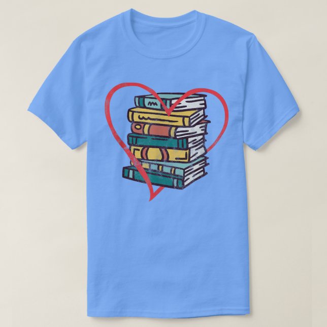 Book Lover Librarian Reading Bookworm Reader  T-Shirt (Design Front)