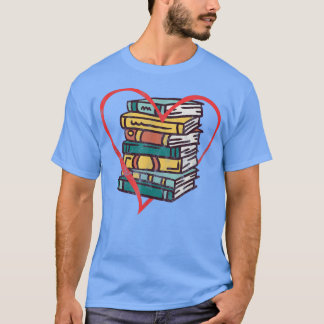 Book Lover Librarian Reading Bookworm Reader  T-Shirt