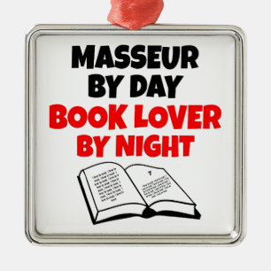 Book Lover Masseur Metal Tree Decoration