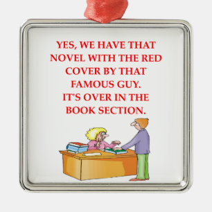 book lover metal tree decoration