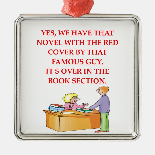 book lover metal tree decoration (Front)