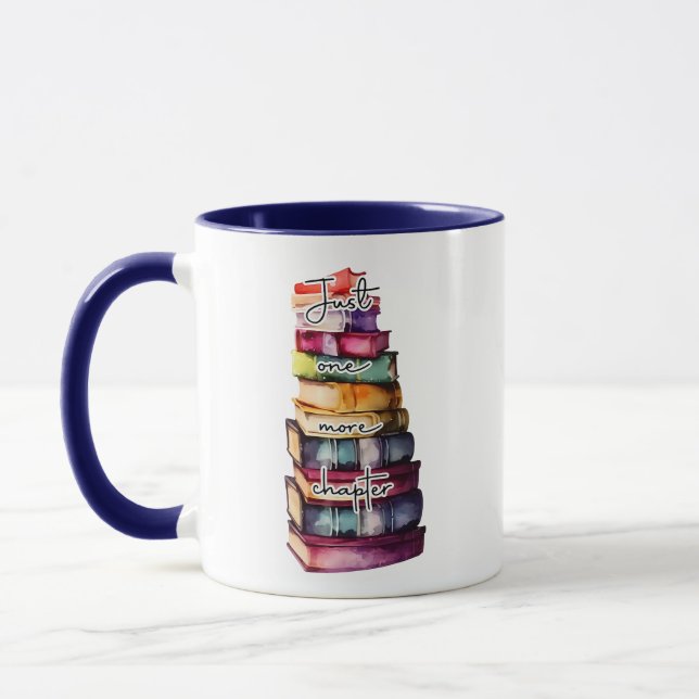 Book Lover Mug | Just One More Chapter Mug fun (Left)