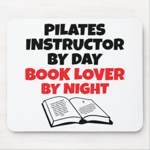 Book Lover Pilates Instructor Mouse Mat