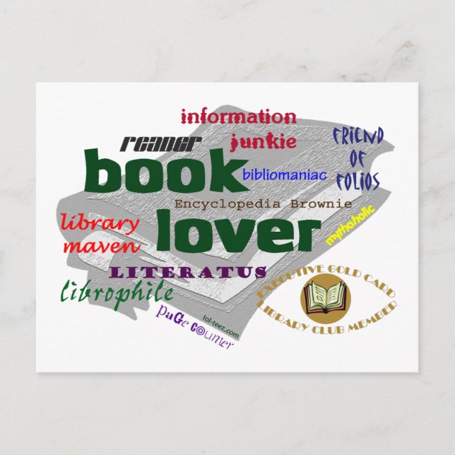 Book Lover Postcard (Front)