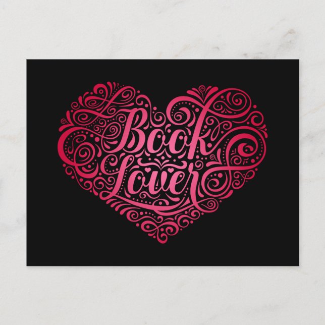 Book Lover  Postcard (Front)