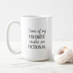 Book Lover Reader Favourite Fictional Couples Coffee Mug