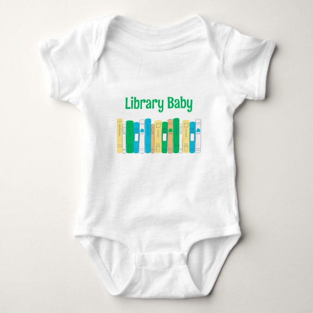Book Lover / Reading / Library Baby Bodysuit (Front)