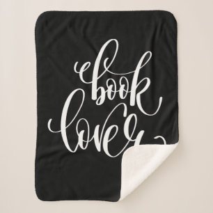 Book Lover Sherpa Blanket