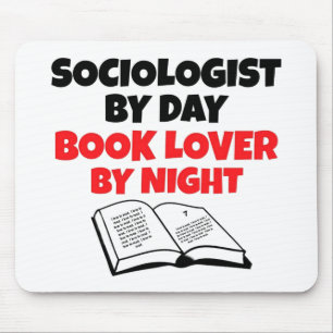 Book Lover Sociologist Mouse Mat