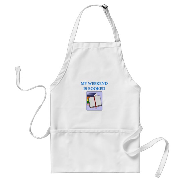 book lover standard apron (Front)