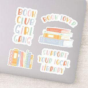 Book Lover Sticker Set