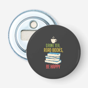 Book Lover - Tea Books Happy Bottle Opener