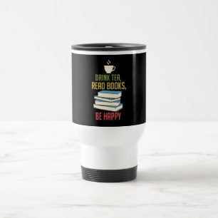 Book Lover - Tea Books Happy Travel Mug