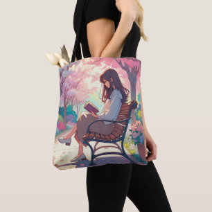 Book Lover Tote Bag