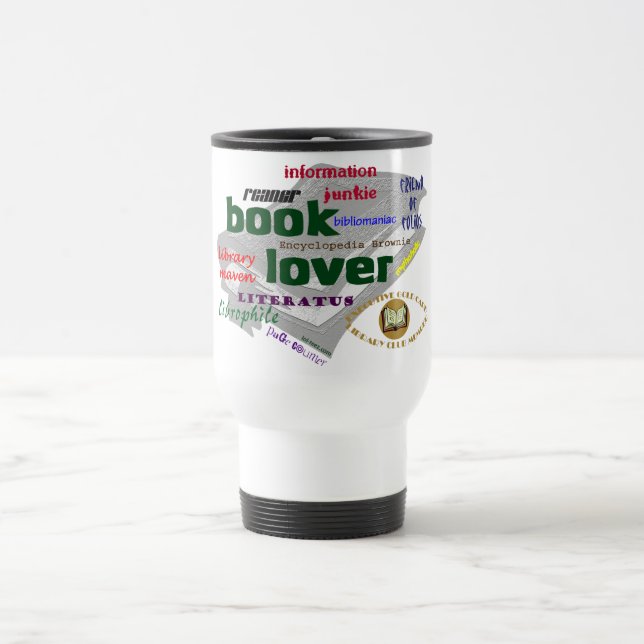 Book Lover Travel Mug (Center)
