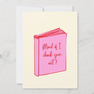 Book Lover Valentine's Day Card 