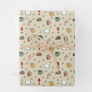 Book Lover Wrapping Paper Sheets