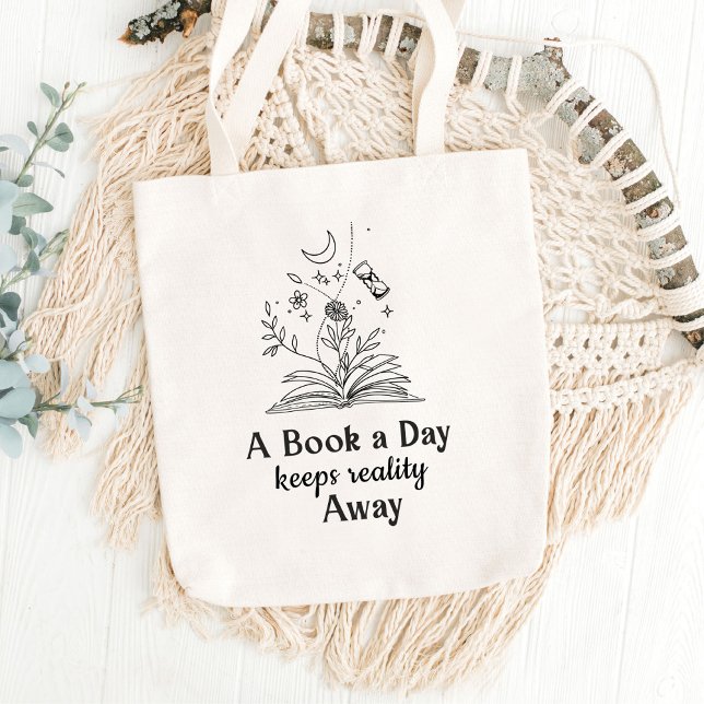 Book Lovers A Book a Day... Tote Bag (Creator Uploaded)