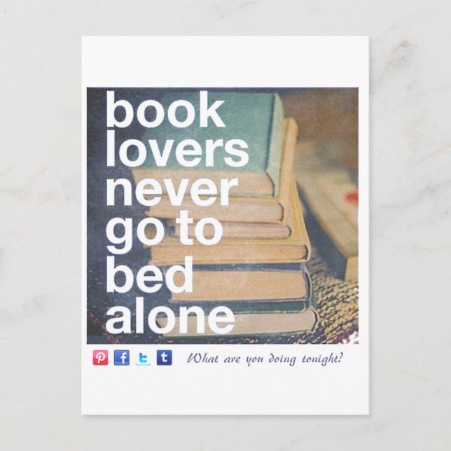 Book lovers - Amantes de Livros Postcard (Front)