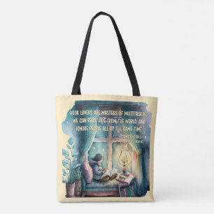 Book Lovers Are Masters of Multitasking  Tote Bag