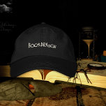 Book Lovers 'Bookdragon' Embroidered Twill Cap<br><div class="desc">Unleash your inner bookdragon with this stylish cap! • Comfortable chino twill construction • Pre-curved bill for a flattering fit • Adjustable cloth strap and antique brass buckle closure • Contrasting navy underbill for a pop of colour This cap is a must-have for the true book lover. Wear it with...</div>