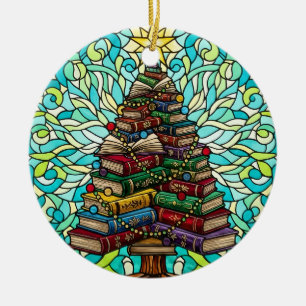 Book Lovers Bookish Christmas Tree Ornament