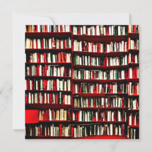 Book Lover's Christmas  Flat Card