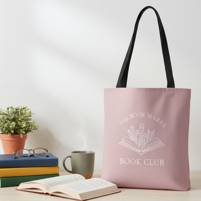 Book Lover's Club Name  Tote Bag (Creator Uploaded)