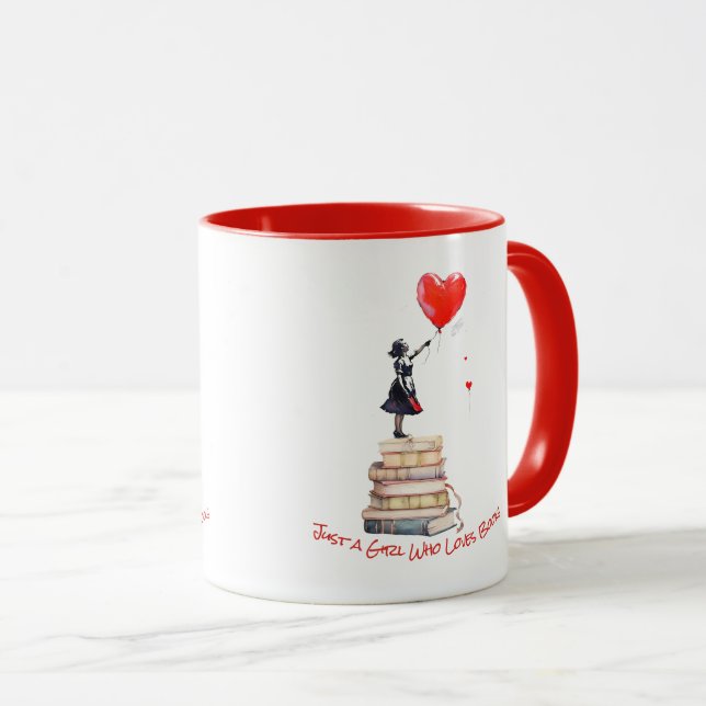 Book Lovers Coffee Mug (Front Right)