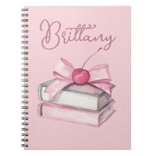 Book Lovers Coquette Pretty Pink Notebook