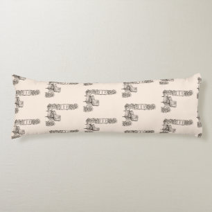 Book Lovers Corner in Linen Body Cushion