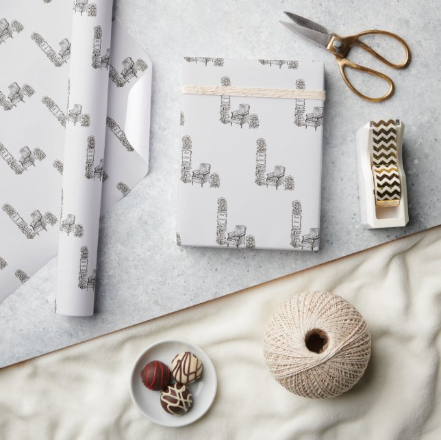 Book Lovers Corner  Wrapping Paper (Crafts)
