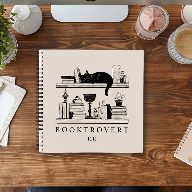 Book Lover's Cosy Bookcase Booktrovert Monogram (Creator Uploaded)