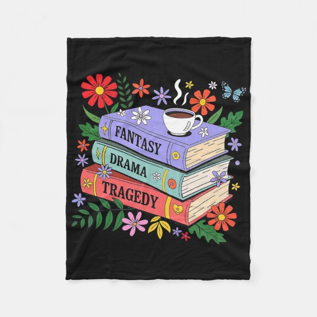 Book Lovers Fantasy Drama Tragedy Subtle 8647 Trum Fleece Blanket (Front)