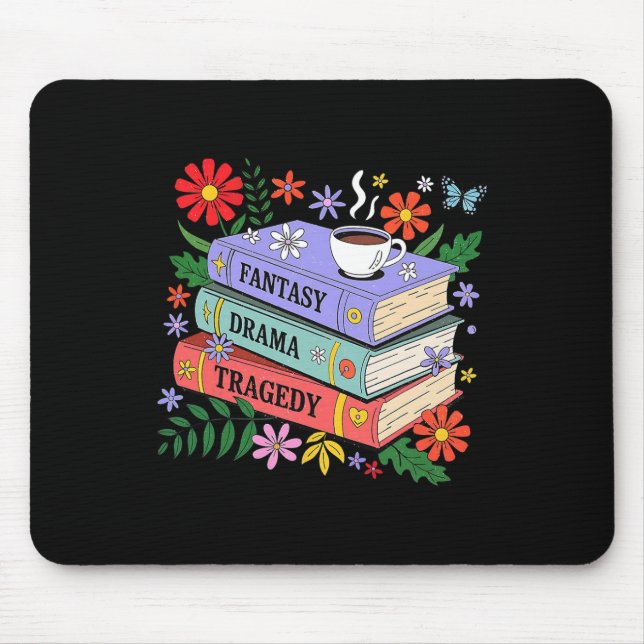 Book Lovers Fantasy Drama Tragedy Subtle 8647 Trum Mouse Mat (Front)