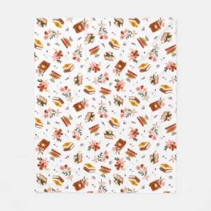 Book Lovers Fleece Blanket