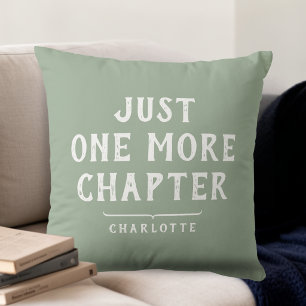 Book Lover's Funny Saying Personalised Cushion