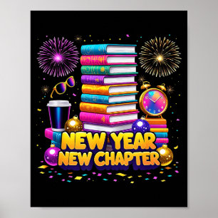Book Lovers Happy New Year Chapter 2026 Bookworm F Poster