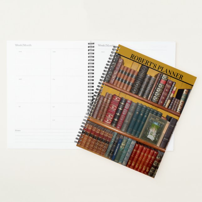 Book Lovers Hard Cover Classic Library - Planner (Display)