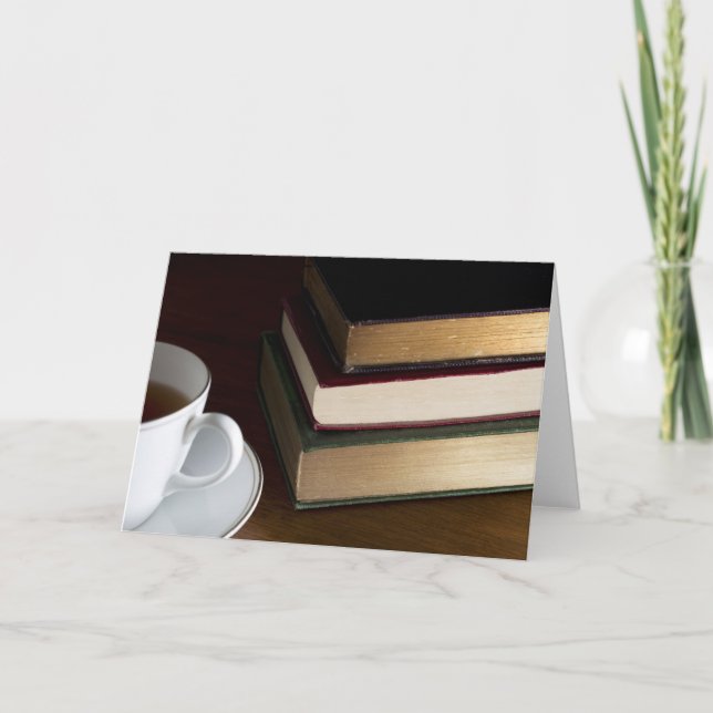 Book lovers holiday card (Front)