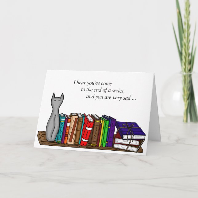 Book Lover's Humour | Gentle Hugs Card (Front)