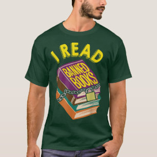 Book Lovers I Read Banned Books Librarian Apparel T-Shirt