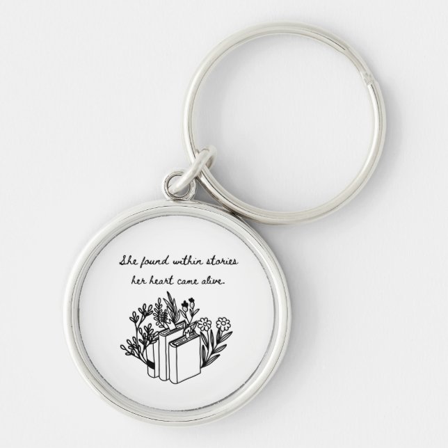 Book Lovers Keychain (Front)