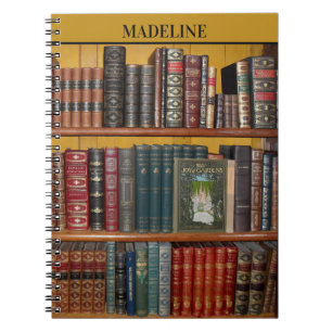 Book Lovers Library Hardcover Books Notebook