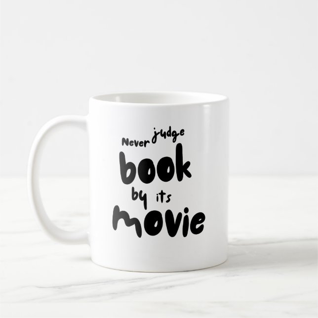 Book Lovers Quote Coffee Mug (Left)