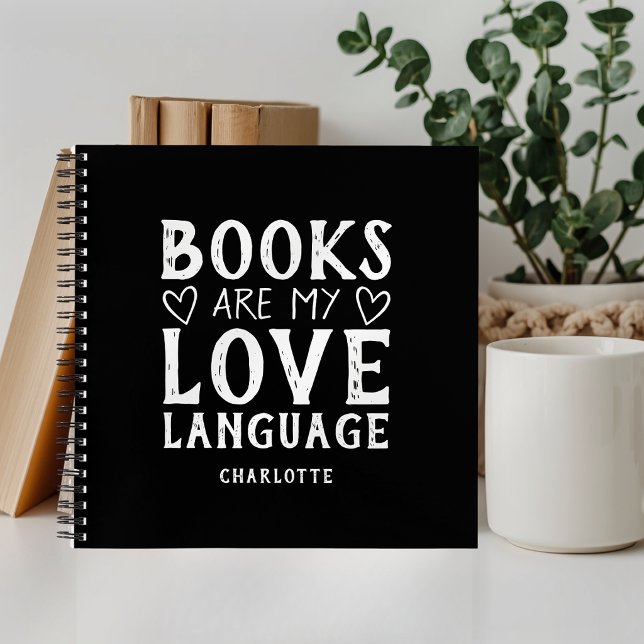 Book Lovers Saying Personalised Spiral Notebook (Creator Uploaded)